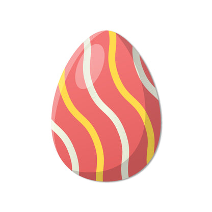 Locally made easter egg_orange fridge magnet festive magnet for fridge decor