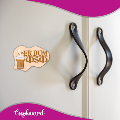 Tea themed quirky fridge decoration magnet