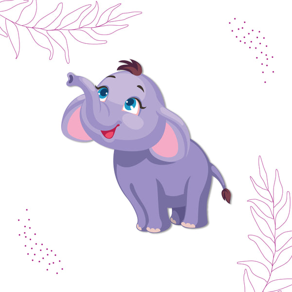 Elephant Wooden Fridge / Refrigerator Magnet