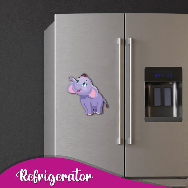 Elephant Wooden Fridge / Refrigerator Magnet