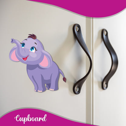 Elephant Wooden Fridge Magnet