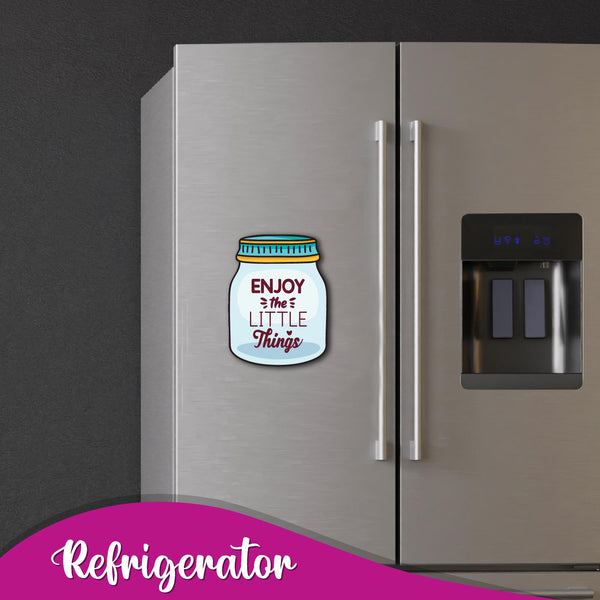 Enjoy the Little Things Wooden Fridge Magnet