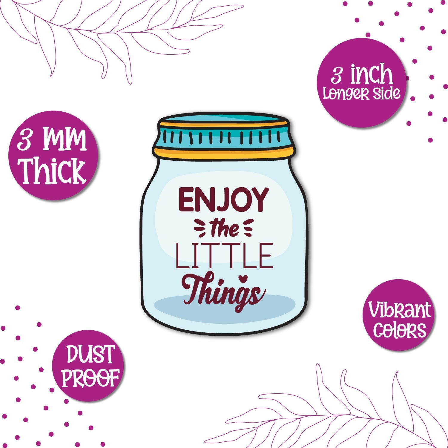 Inspirational magnet for home or office.
