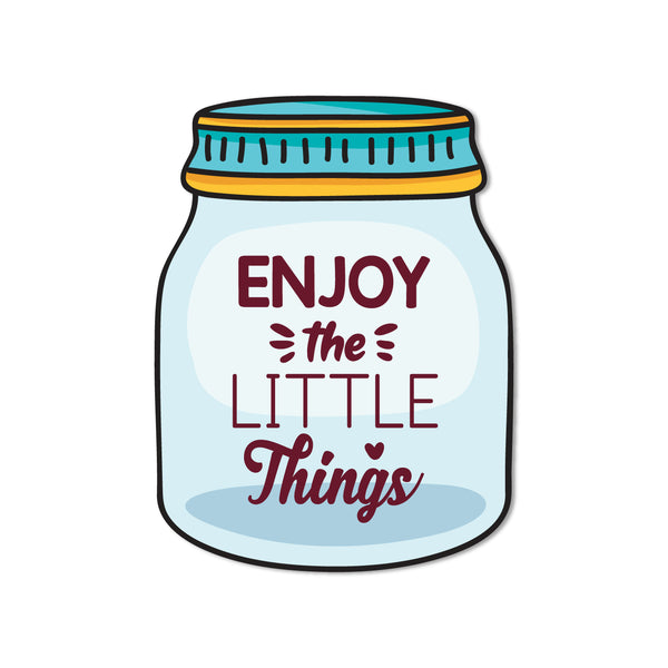 Enjoy the Little Things Wooden Fridge Magnet