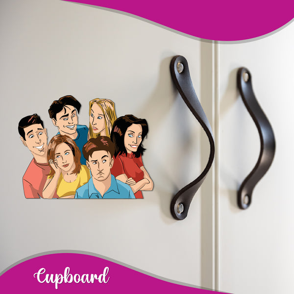 F.R.I.E.N.D.S Wooden Fridge Magnet