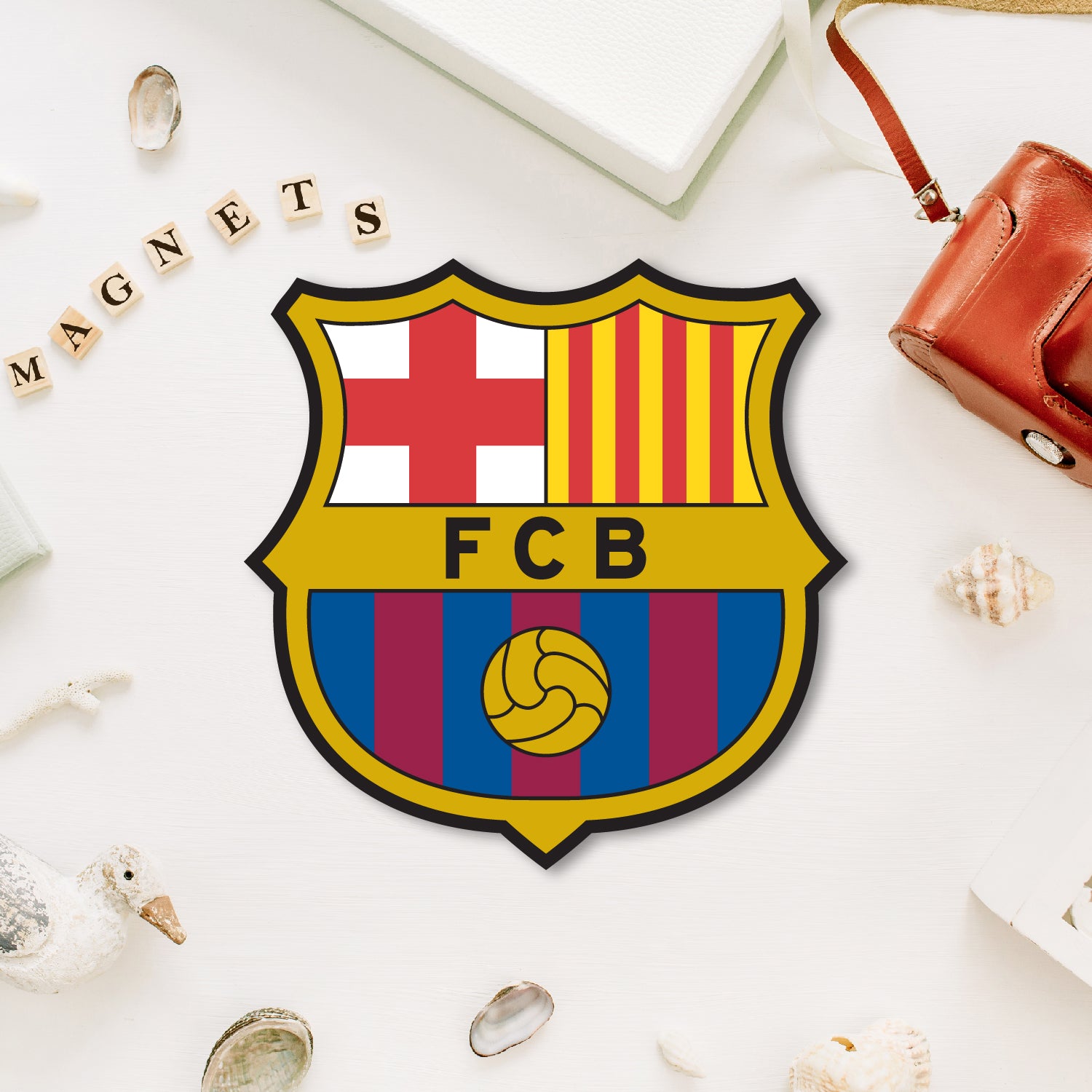 FC Barcelona fridge magnet quirky decor