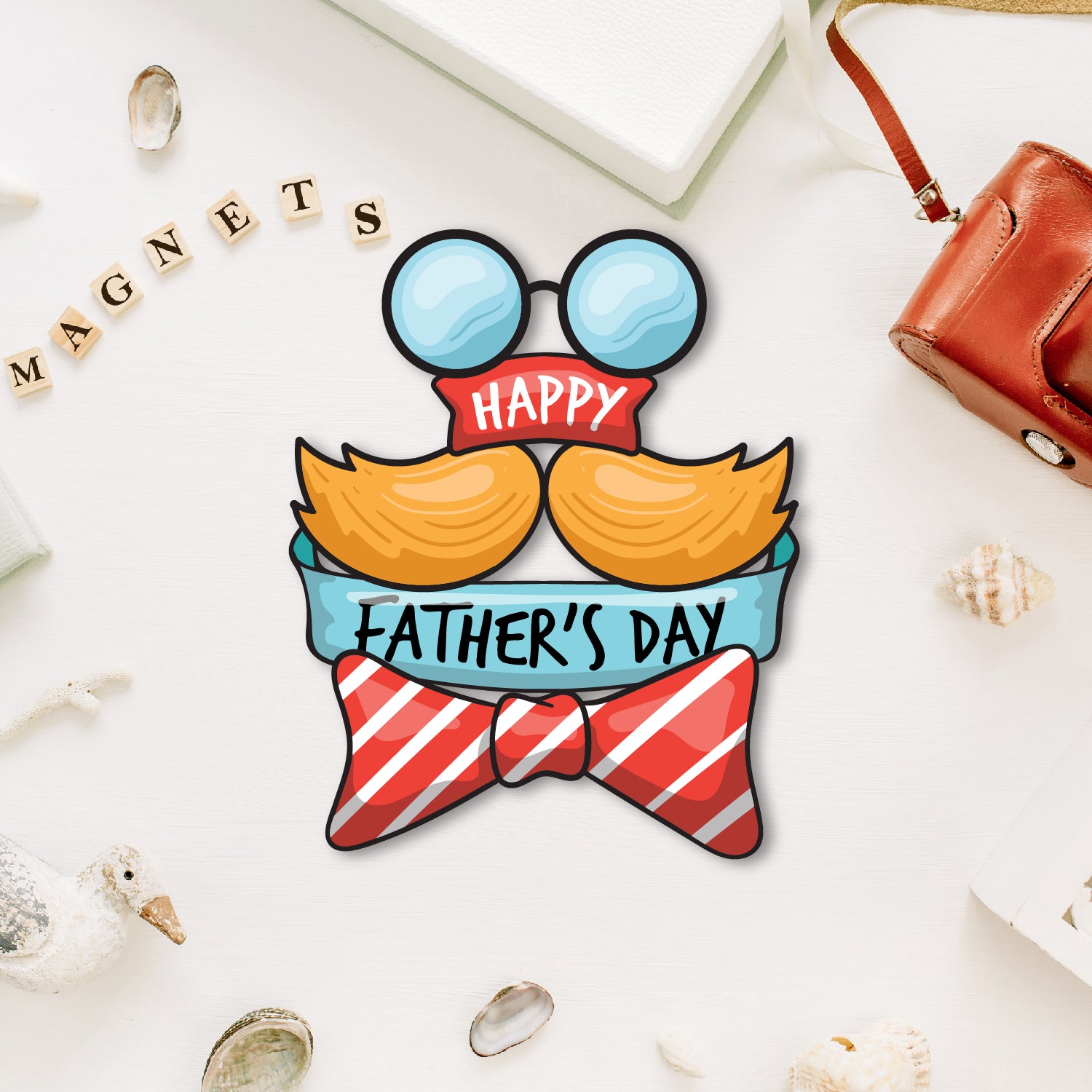 Father's Day Wooden Fridge Magnet