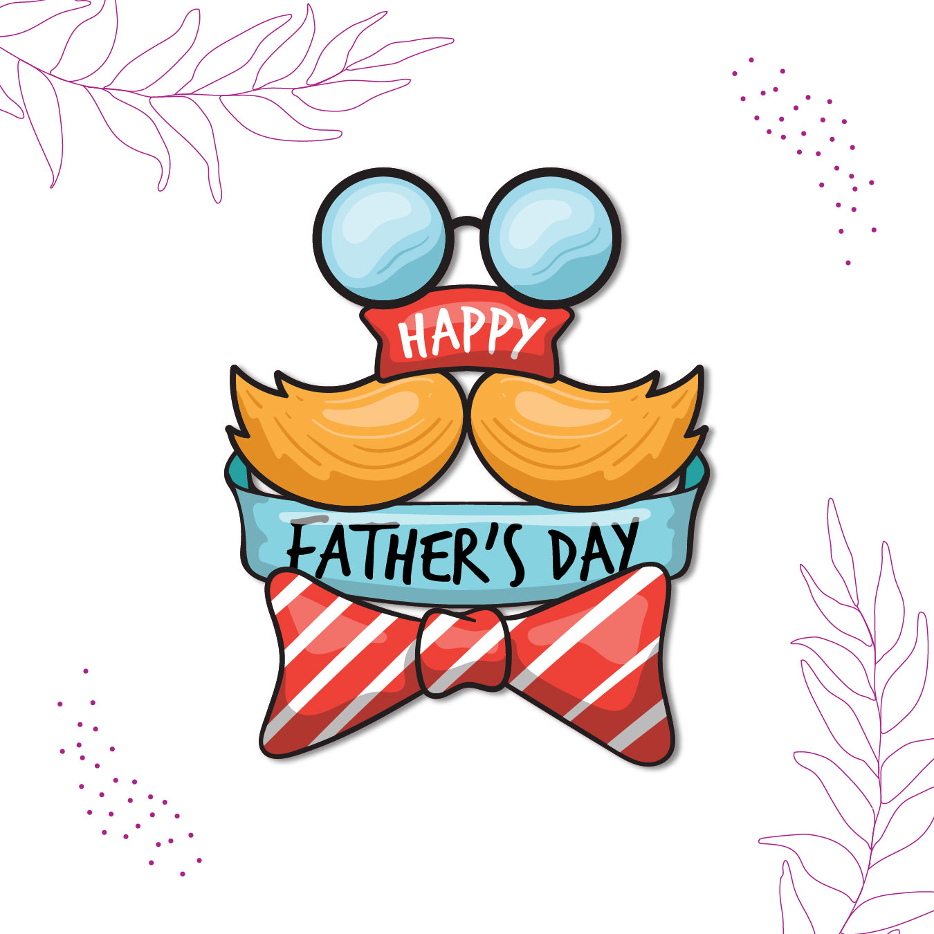 Father's Day Wooden Fridge Magnet