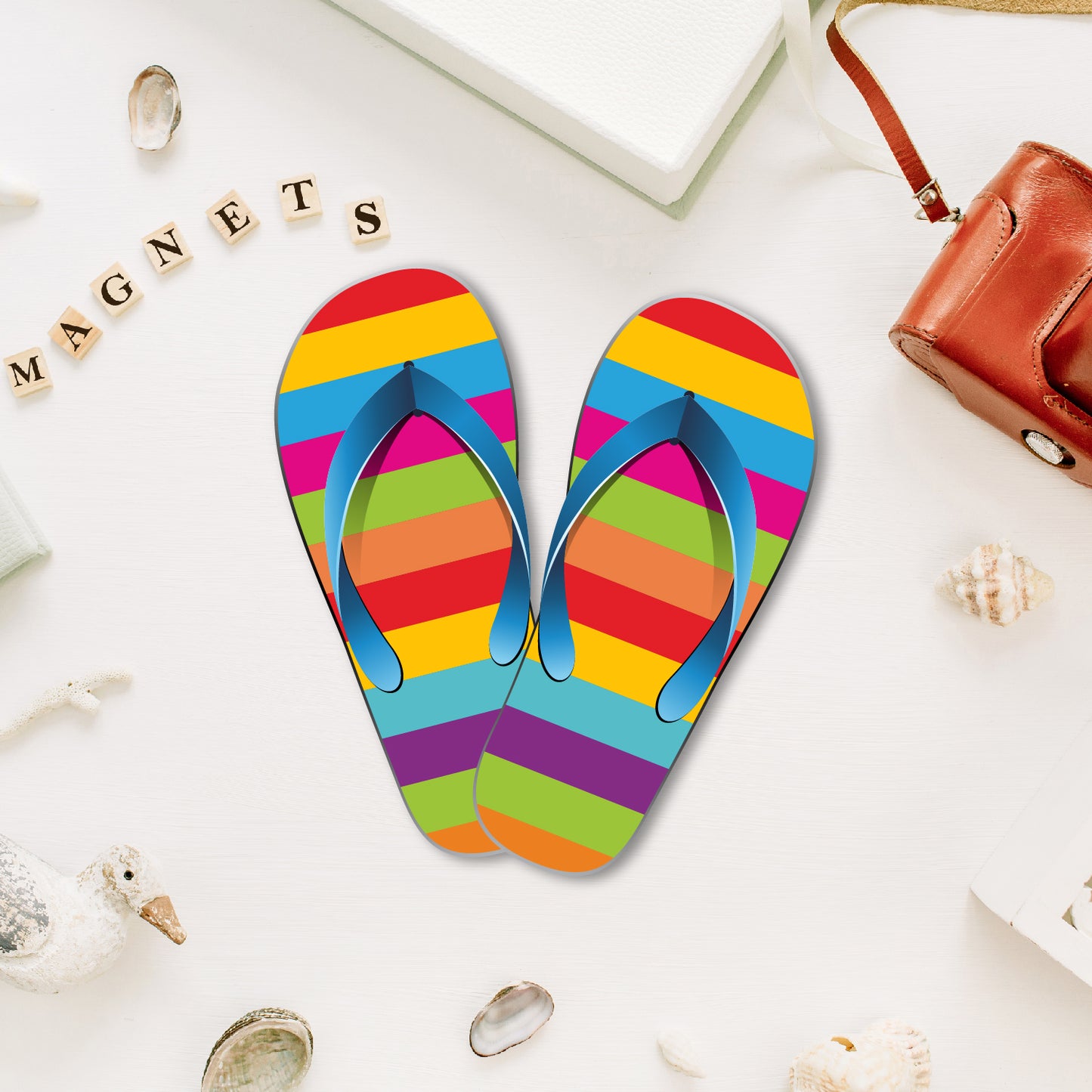 Flip Flop fridge magnet quirky decor