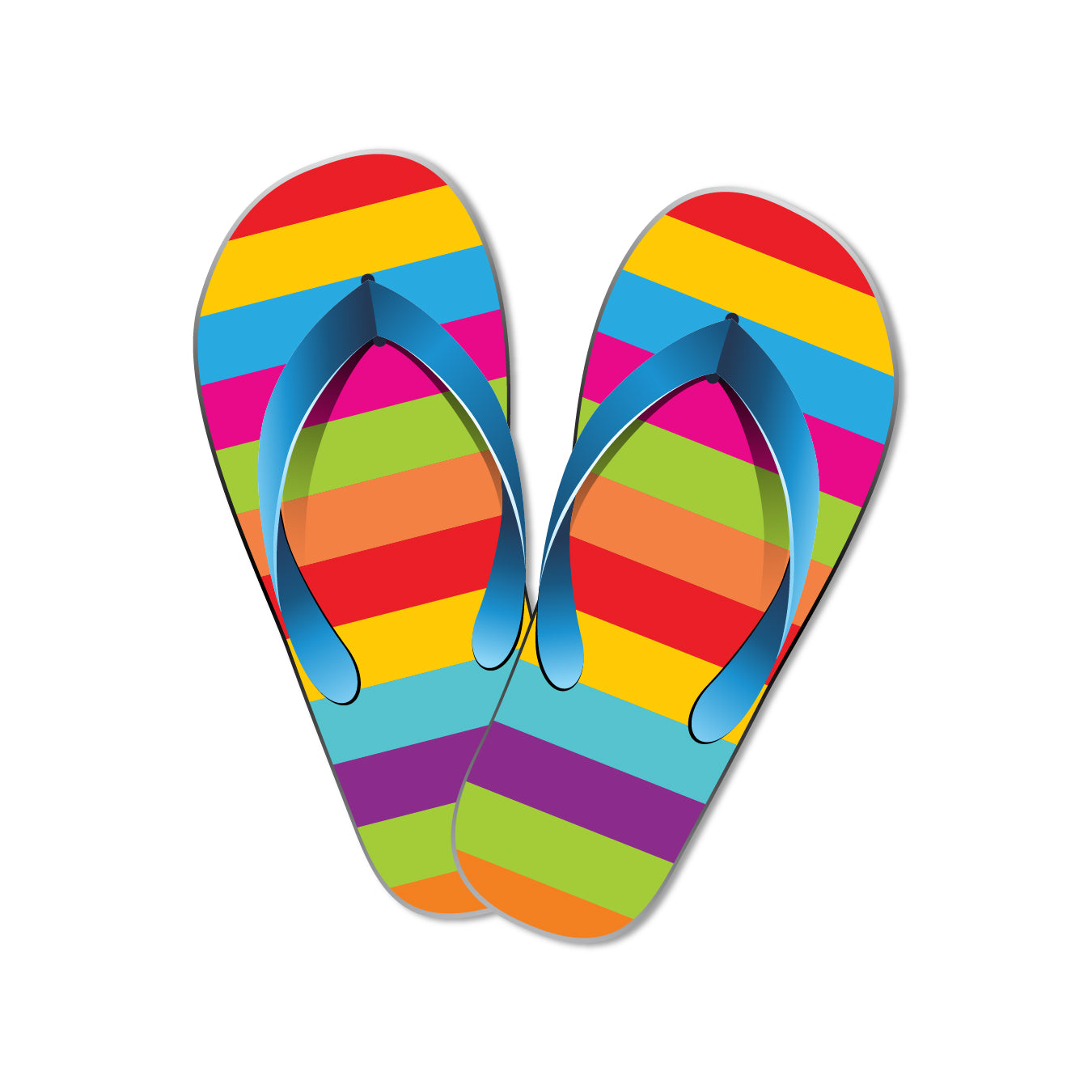 Flip Flop themed quirky fridge magnet India