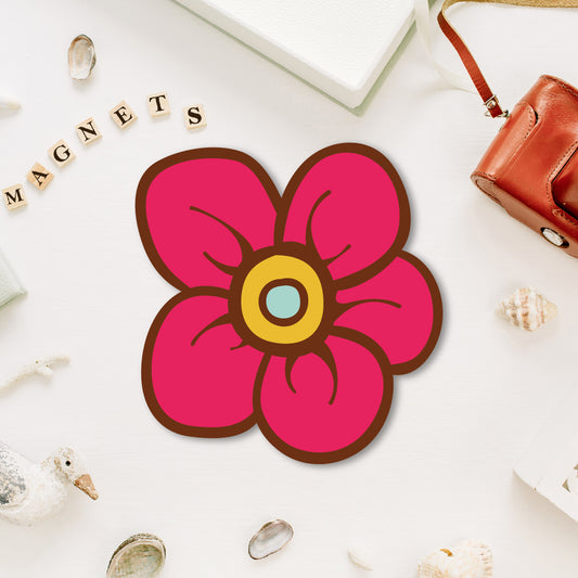 Flower fridge magnet quirky decor