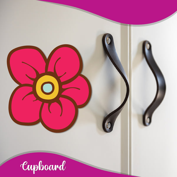 Flower Wooden Fridge Magnet