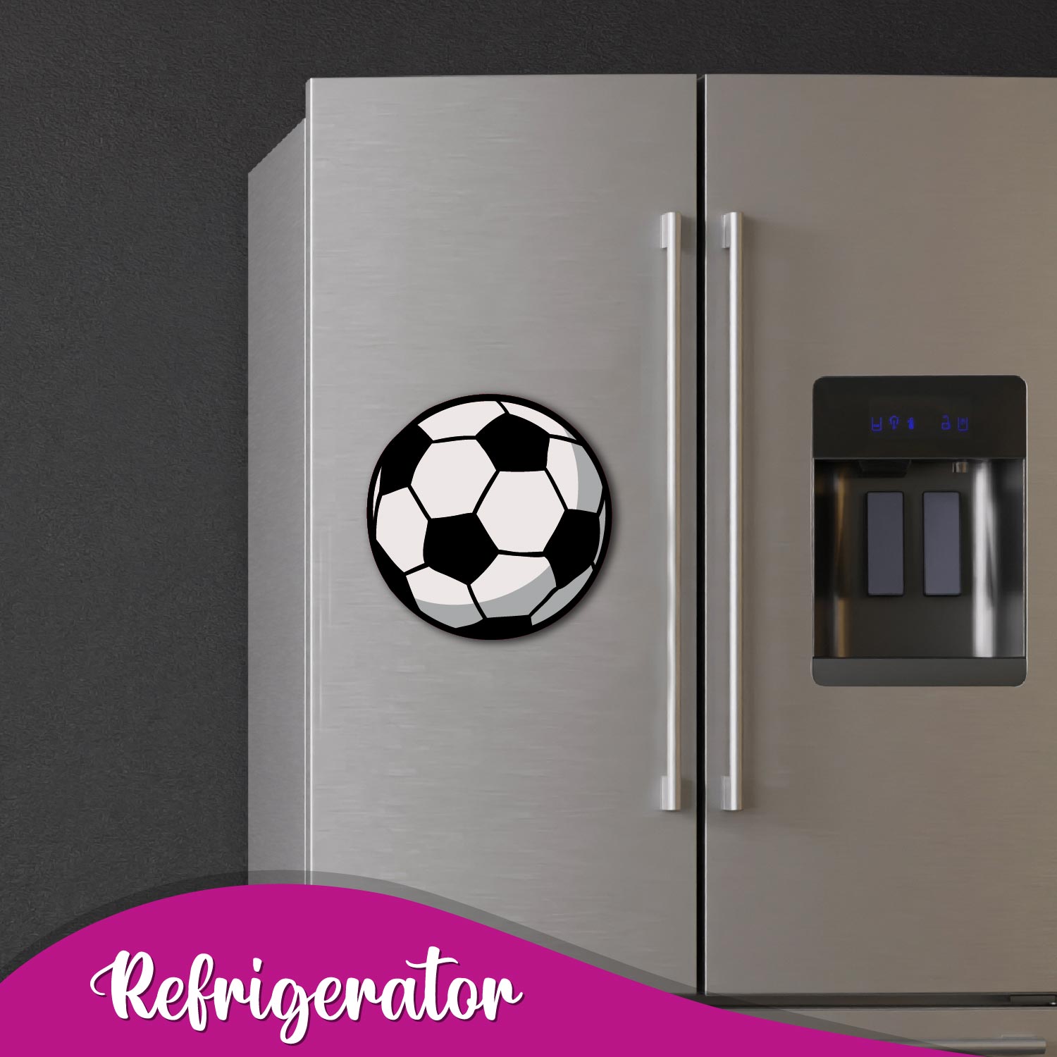 Football kitchen decor fridge magnet quirky