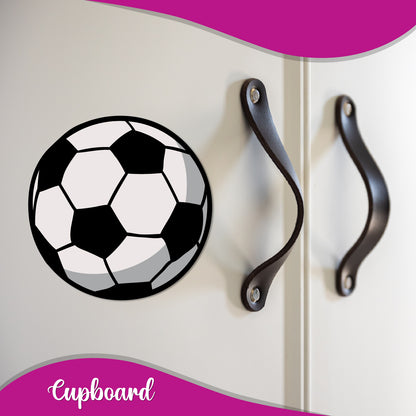 Quirky soccer fridge magnet kitchen decor