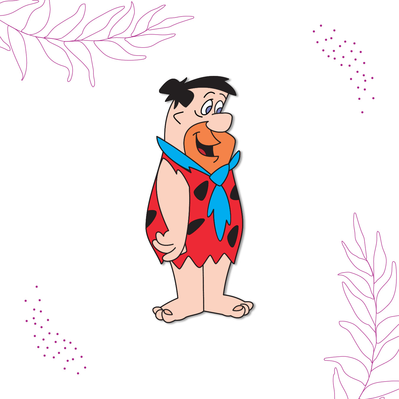 Fred Flintstone fridge magnet 