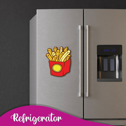Cute fries design fridge decoration magnet