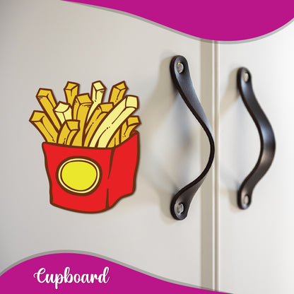 Foodie french fries fridge magnet gift