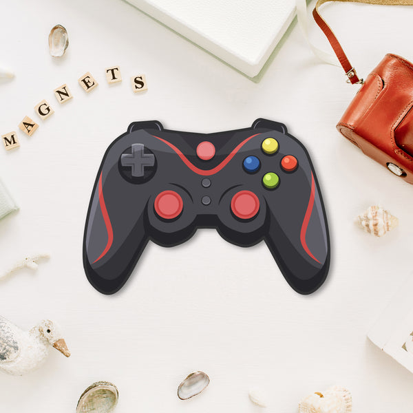 Gaming Controller Wooden Fridge Magnet