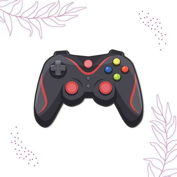 Gaming Controller Wooden Fridge Magnet