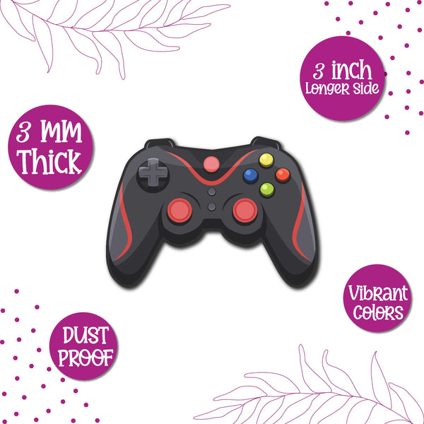 Gaming Controller Wooden Fridge Magnet