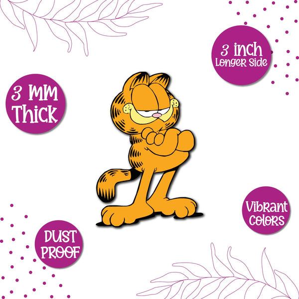 Garfield Wooden Fridge Magnet