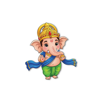 Ganesh With Ladoo Fridge Magnet