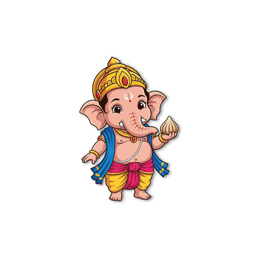 Ganesh With Modak Fridge Magnet