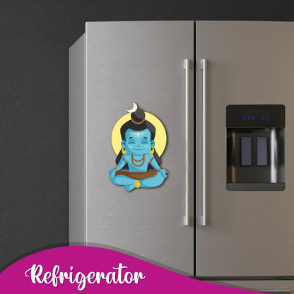 quirky God Shiv collectible fridge magnet