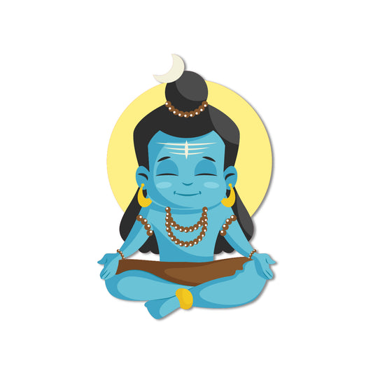 God Shiv themed quirky fridge magnet India