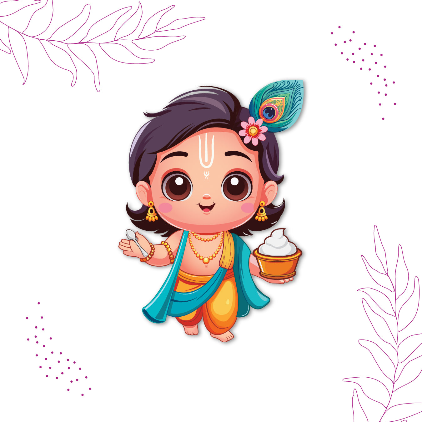 Kanha Fridge Magnet