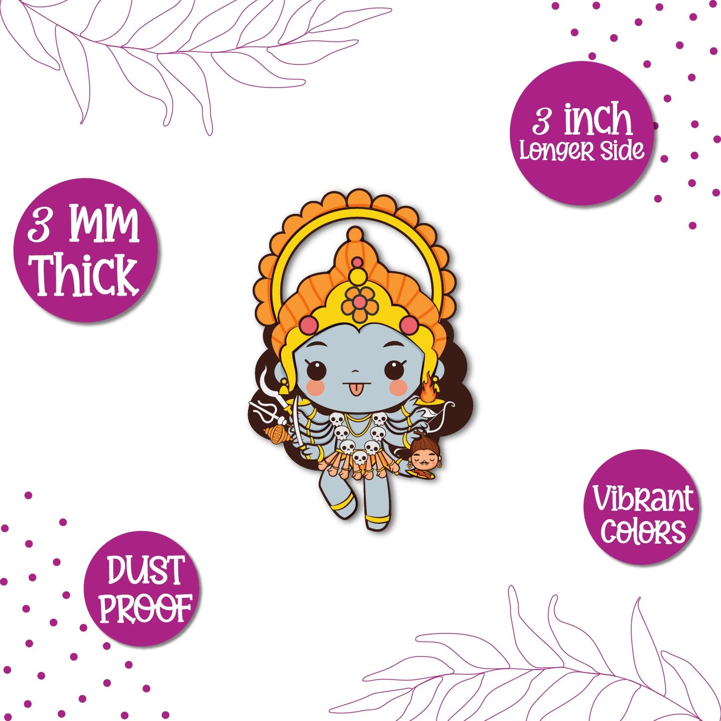 Goddess Kali fridge magnet kitchen decor
