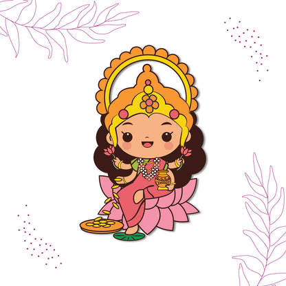 Goddess Laxmi design fridge magnet India