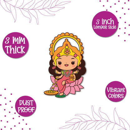 Goddess Laxmi fridge magnet kitchen decor