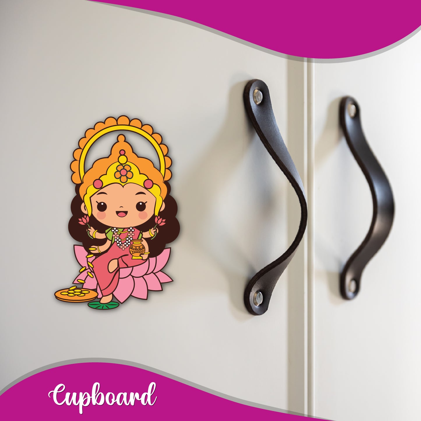 Goddess Laxmi lovers quirky fridge magnet gift