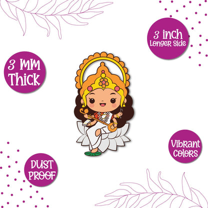 Goddess Sarswati fridge magnet kitchen decor