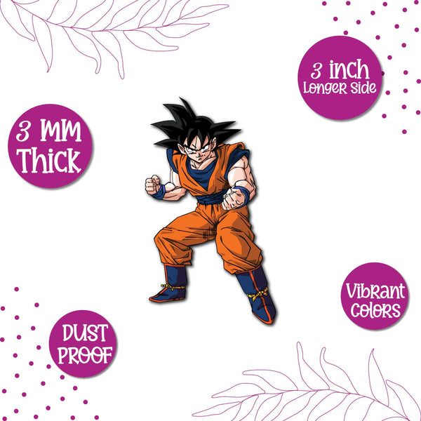 Goku Wooden Fridge Magnet
