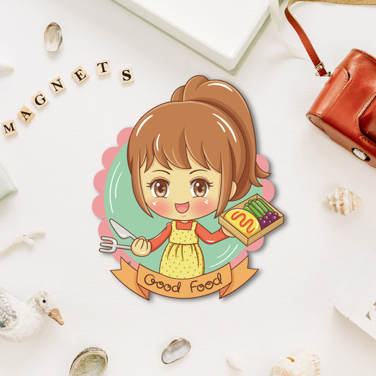 Good Food Wooden Fridge / Refrigerator Magnet