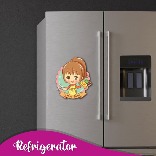 Good Food Wooden Fridge / Refrigerator Magnet