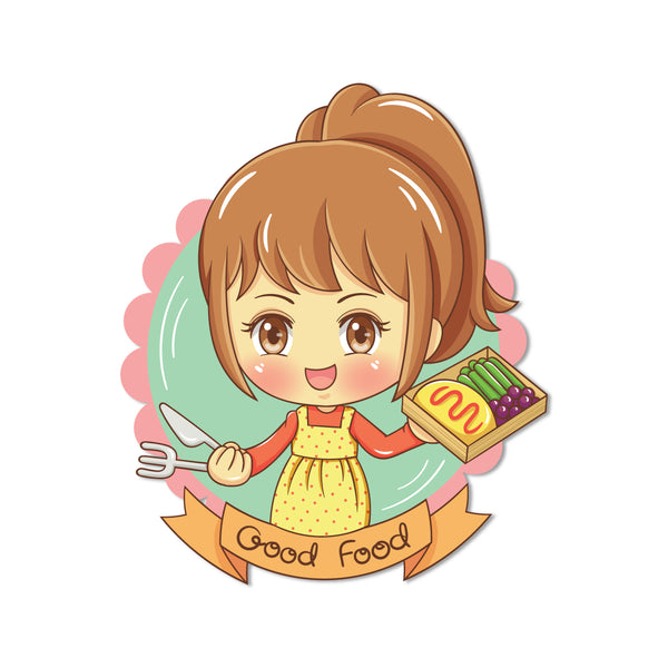 Good Food Wooden Fridge / Refrigerator Magnet