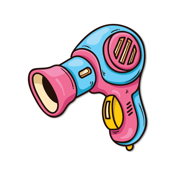 Hair Dryer Wooden Fridge Magnet