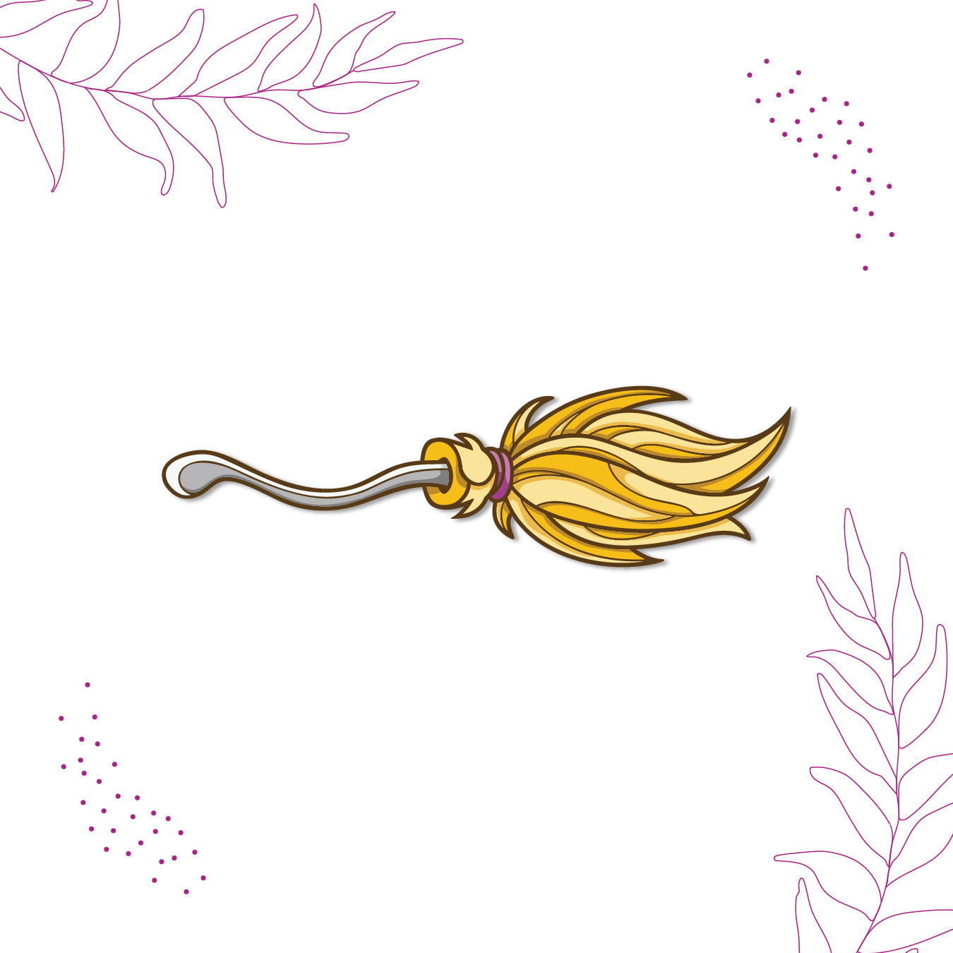Harry Potter Broom fridge magnet 