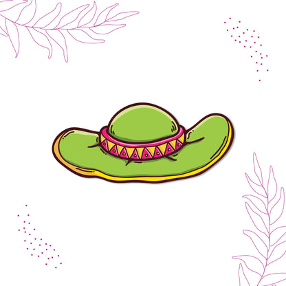 Hat design fridge magnet India