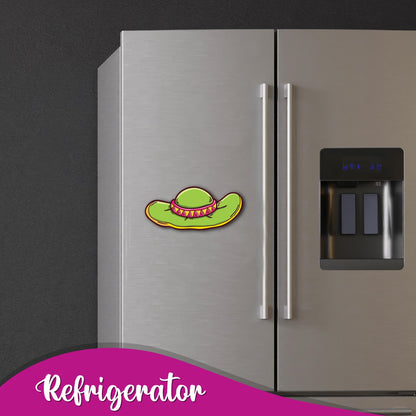 quirky Hat collectible fridge magnet