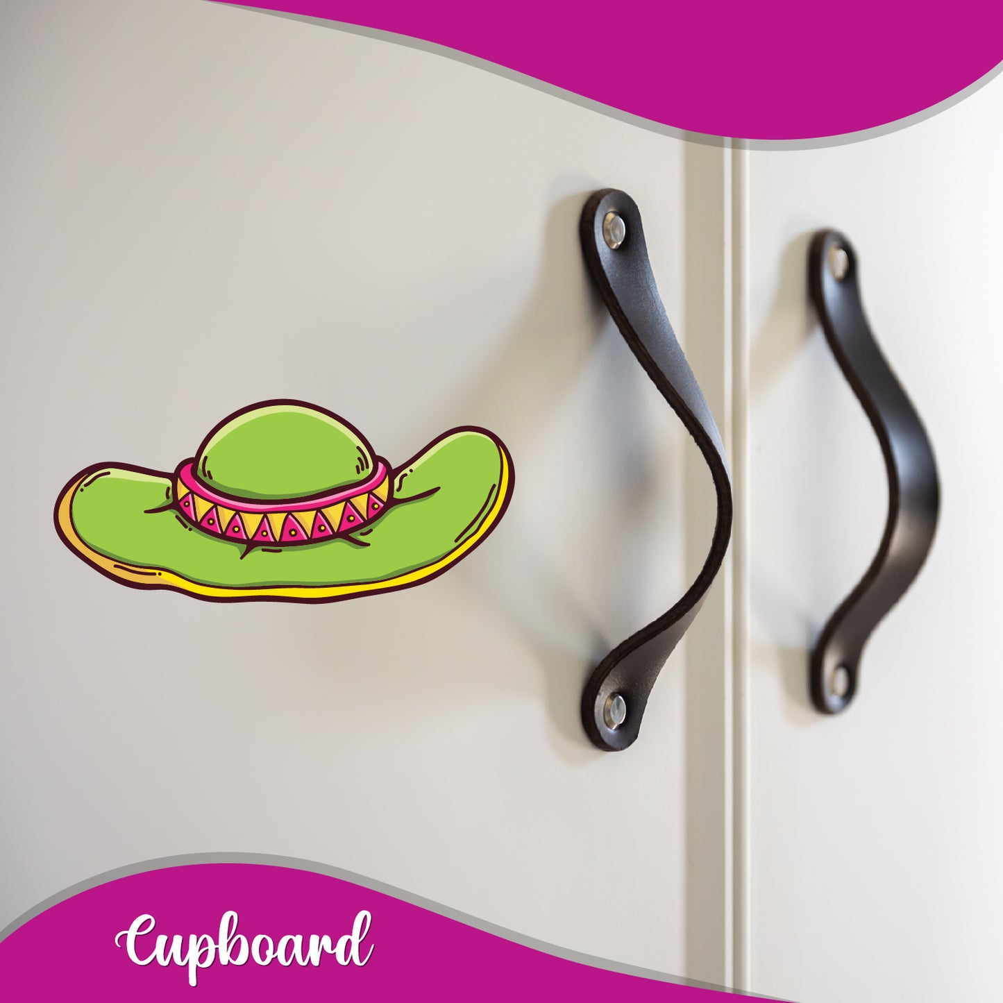 Hat lovers quirky fridge magnet gift
