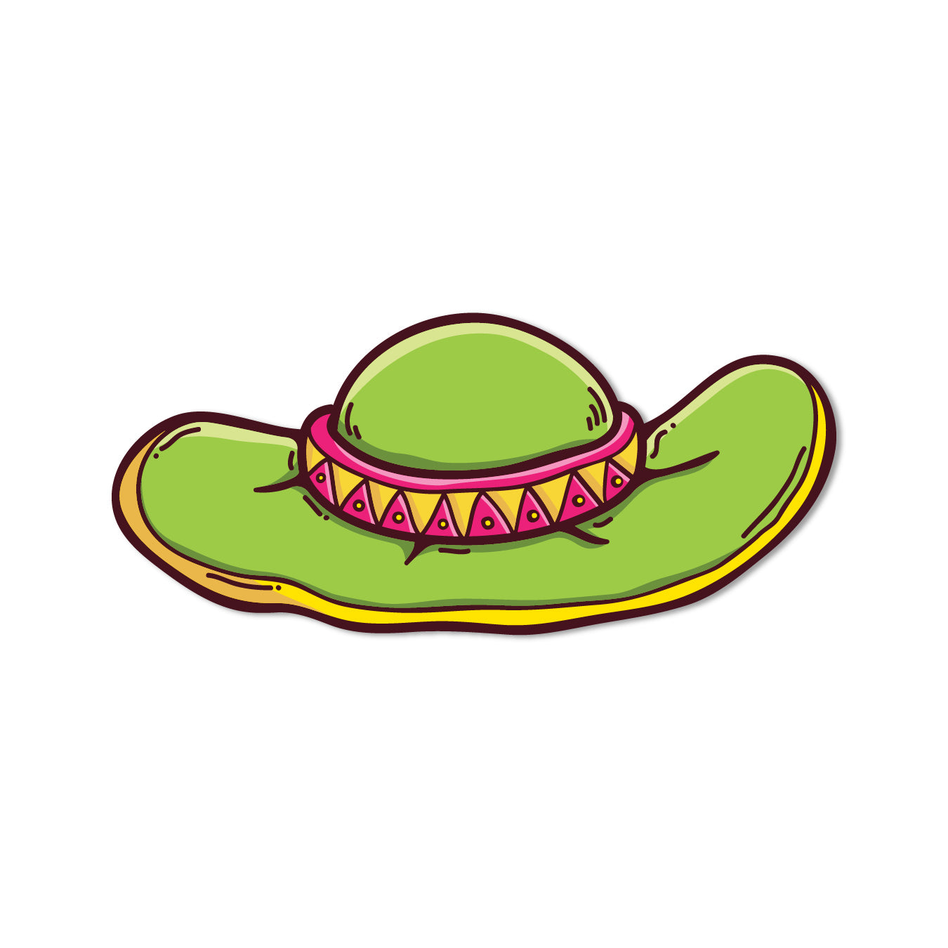 Hat themed quirky fridge magnet India