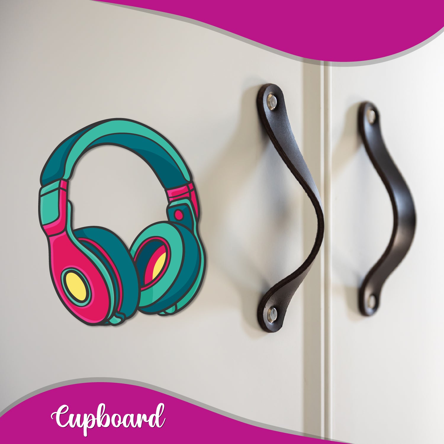 Headphone lovers quirky fridge magnet gift
