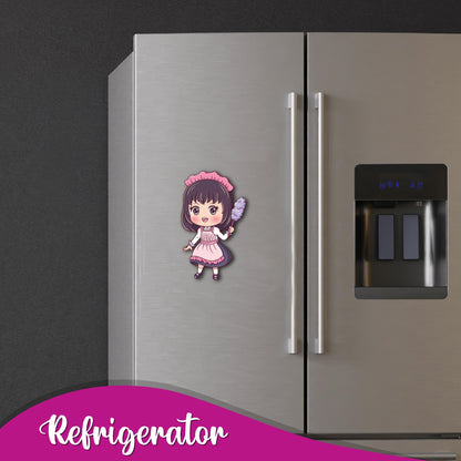 Fridge magnet of a dedicated housekeeper