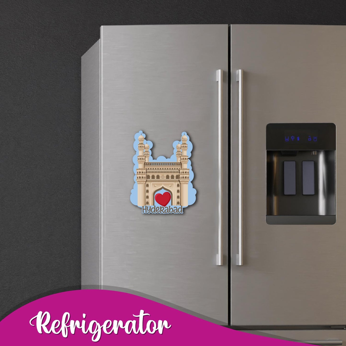 hyderabad-city-souvenir-magnet-on-kitchen-fridge