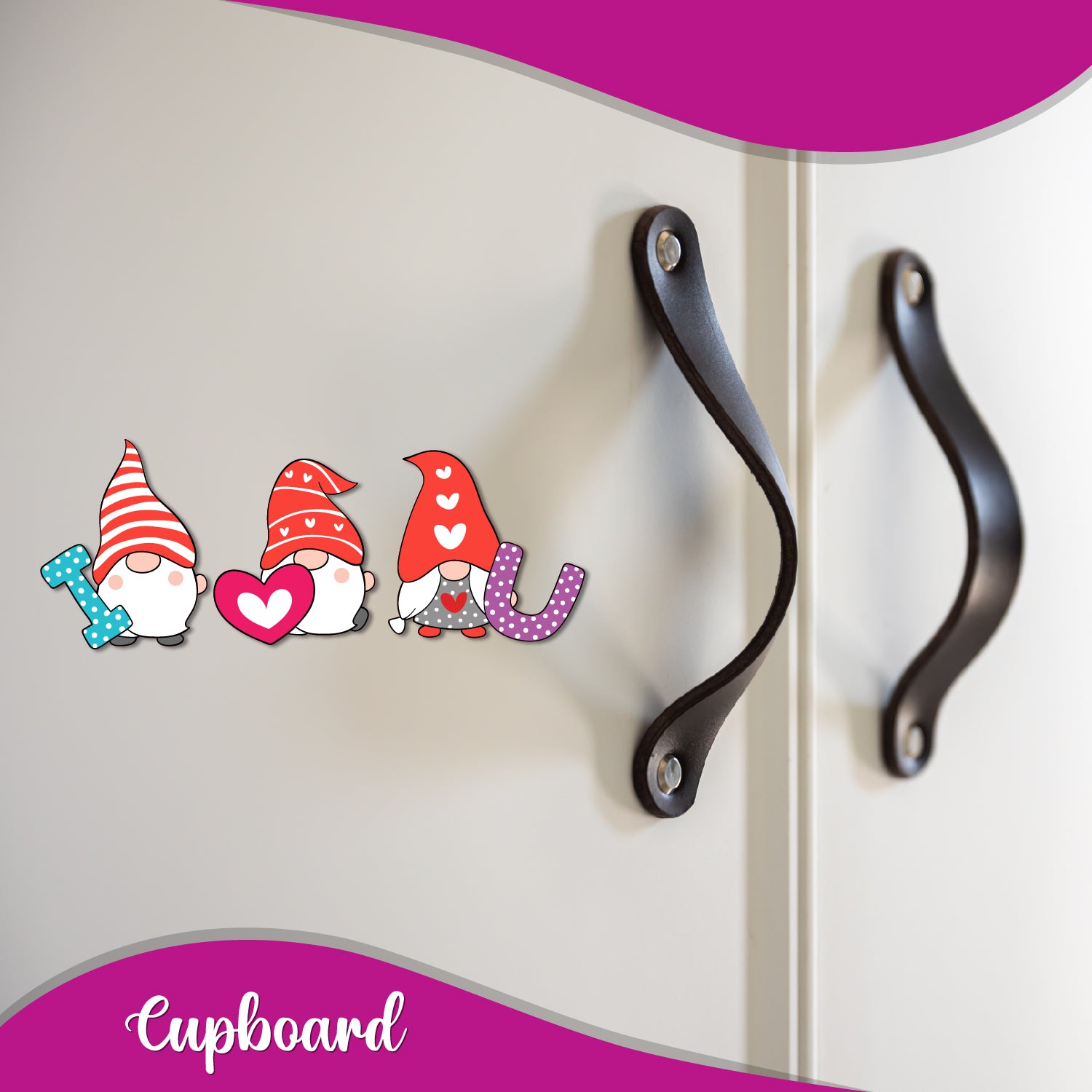 Locally crafted i love you fridge magnet perfect for couples