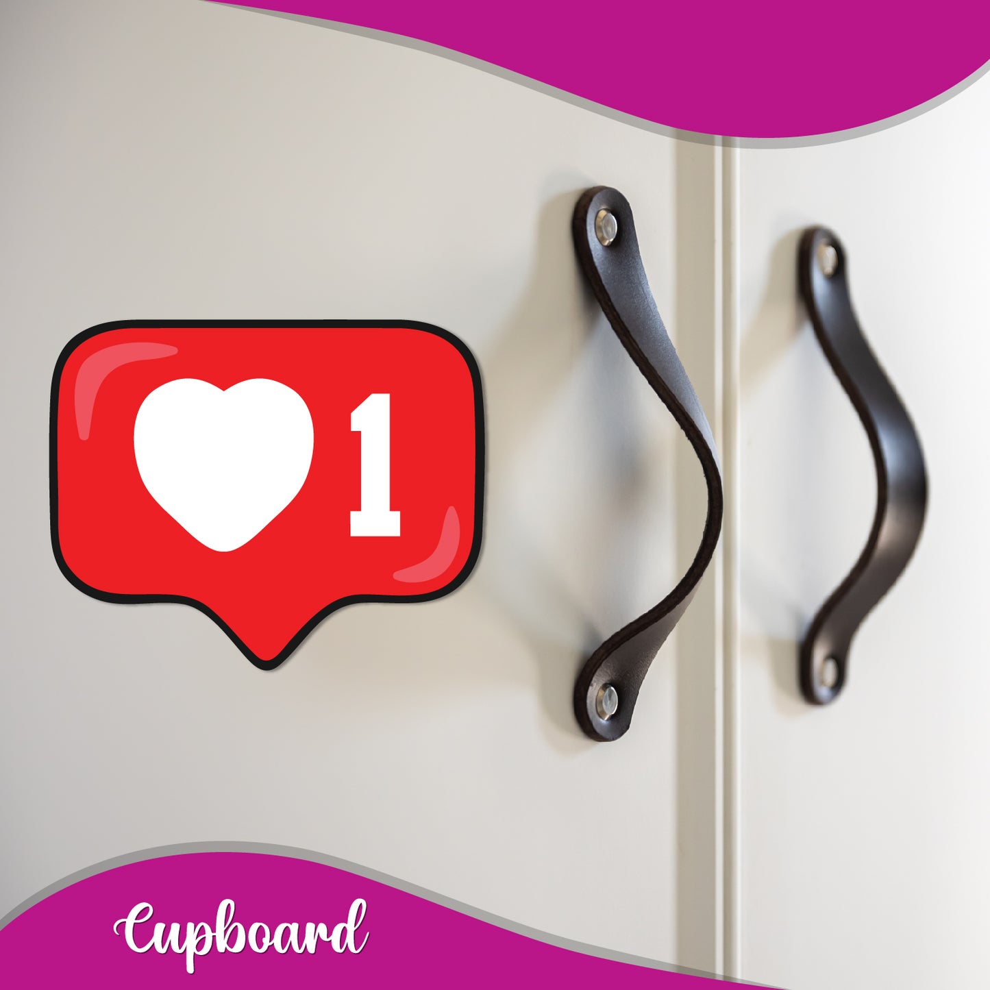Locally crafted insta love fridge magnet perfect for couples